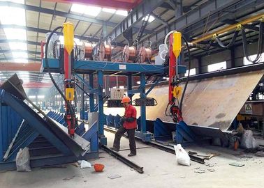 2000mm Chiều cao Web H Beam Line, Tự động T Loại SAW H Beam Máy cắt