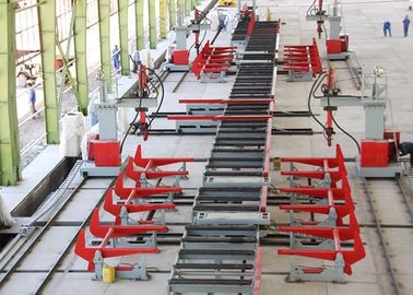 Dây chuyền sản xuất dây chuyền băng tải nặng, 2,5 tấn / m Đang tải dây chuyền dầm H