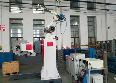 300A Hỗn hợp khí Robot Hệ thống hàn cho thang cuốn Bước trục 0.8-1.4mm Đường kính dây