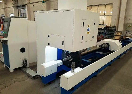 Máy cắt laser sợi ống CNC tự động 4KW Tốc độ cắt cao 1070nm Wave