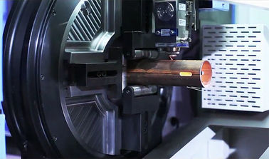 Máy cắt ống CNC tự động Thép không gỉ sợi kim loại Laser 380V / 50Hz