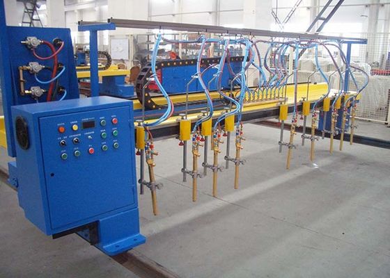 4000X8000mm Máy cắt khí Strip cho dây chuyền sản xuất dầm H (9 + 1)