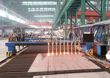 CNC Gantry Loại Strip Ngọn lửa và Plasma Máy cắt cho H Beam Dây chuyền sản xuất 3200X10000mm Kích thước cắt
