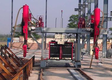 Dây chuyền hàn dầm H chìm, Hệ thống truyền động kép