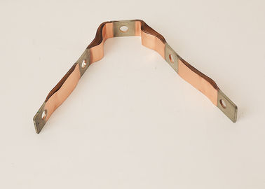 Trái đất hiện tại cao Bond Braid Flat Copper Flex nối ​​trần hoặc đóng hộp mạ